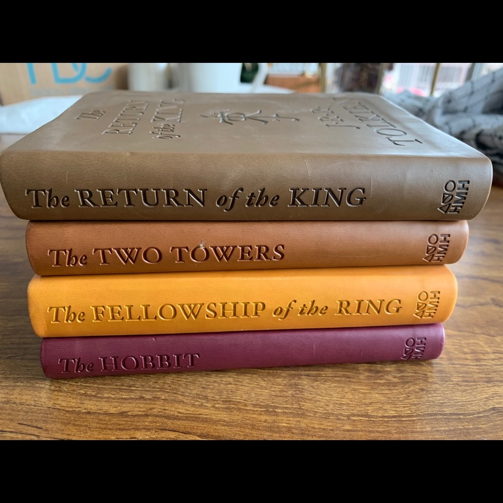 Leatherbound Lord of the Rings and the Hobbit